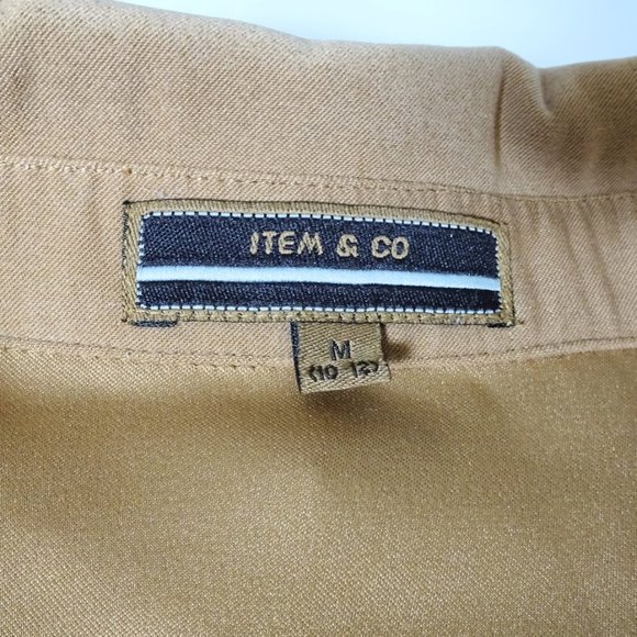 Item & Co Tan Western Long Sleeve Button Shirt - Picture 4 of 5